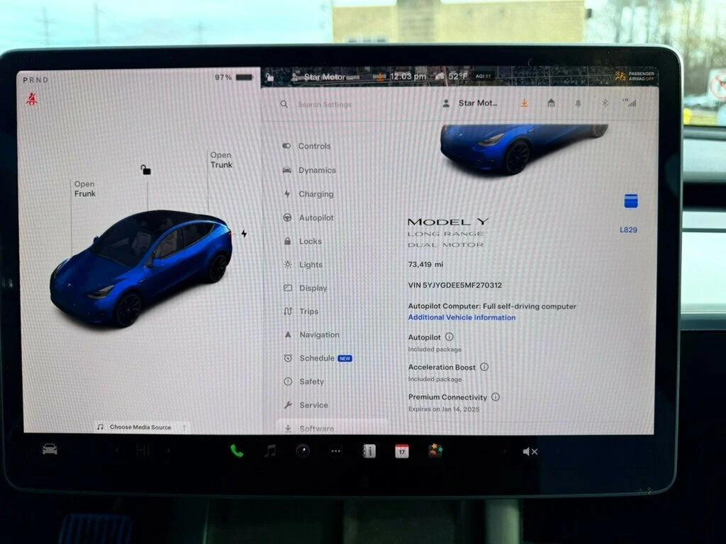used 2021 Tesla Model Y car, priced at $24,984