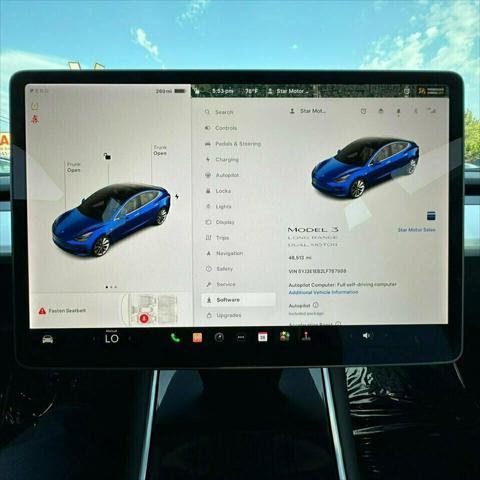 used 2020 Tesla Model 3 car, priced at $27,500