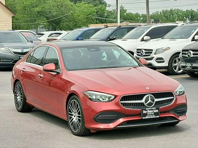 used 2022 Mercedes-Benz C-Class car, priced at $34,799