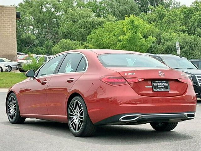 used 2022 Mercedes-Benz C-Class car, priced at $34,799