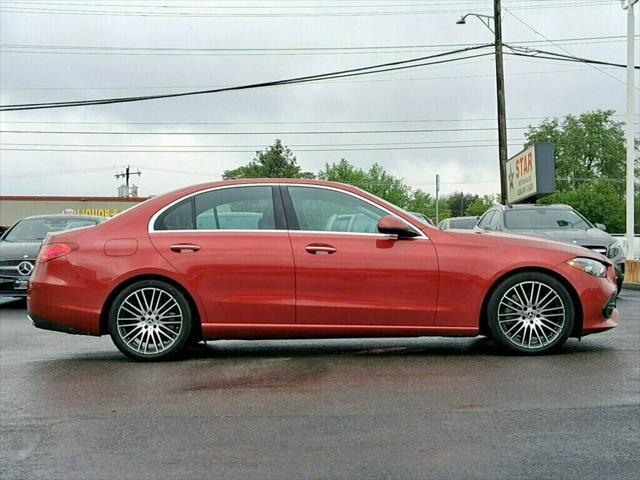 used 2022 Mercedes-Benz C-Class car, priced at $34,799