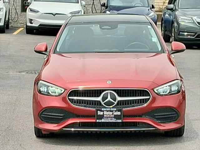used 2022 Mercedes-Benz C-Class car, priced at $34,799