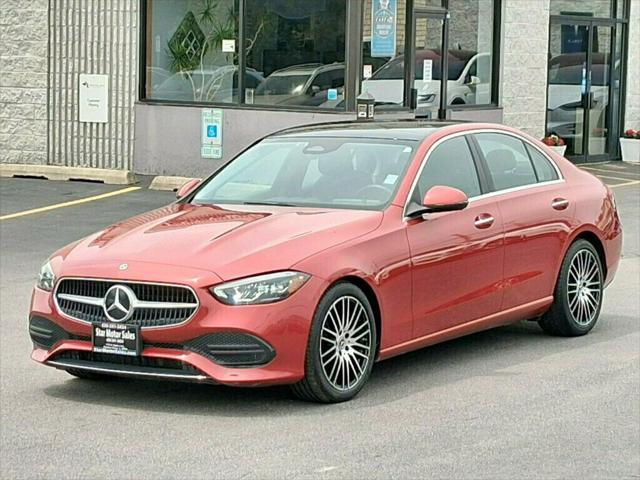 used 2022 Mercedes-Benz C-Class car, priced at $34,799