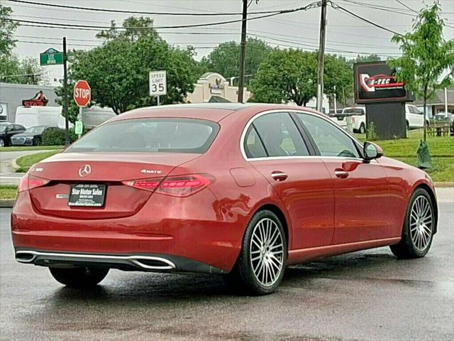 used 2022 Mercedes-Benz C-Class car, priced at $34,799