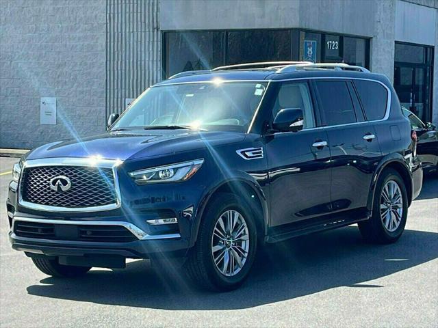 used 2021 INFINITI QX80 car, priced at $33,983