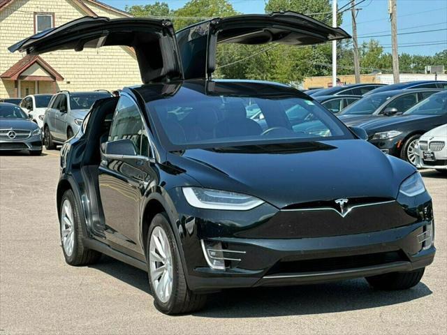 used 2020 Tesla Model X car, priced at $51,555