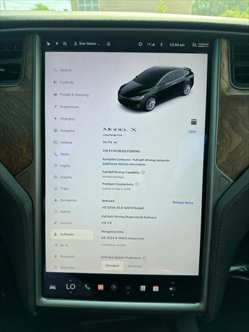 used 2020 Tesla Model X car, priced at $51,555