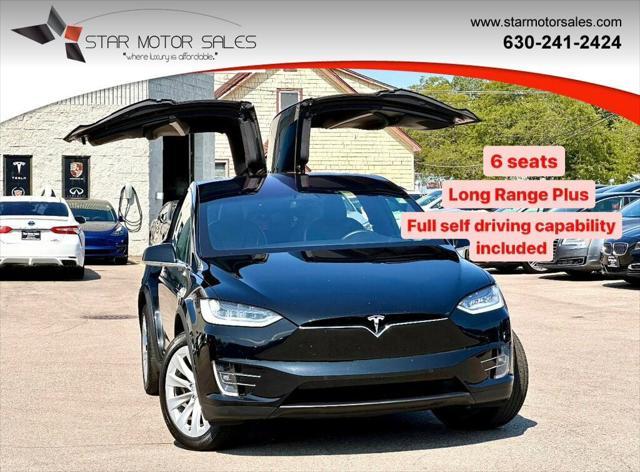 used 2020 Tesla Model X car, priced at $52,982