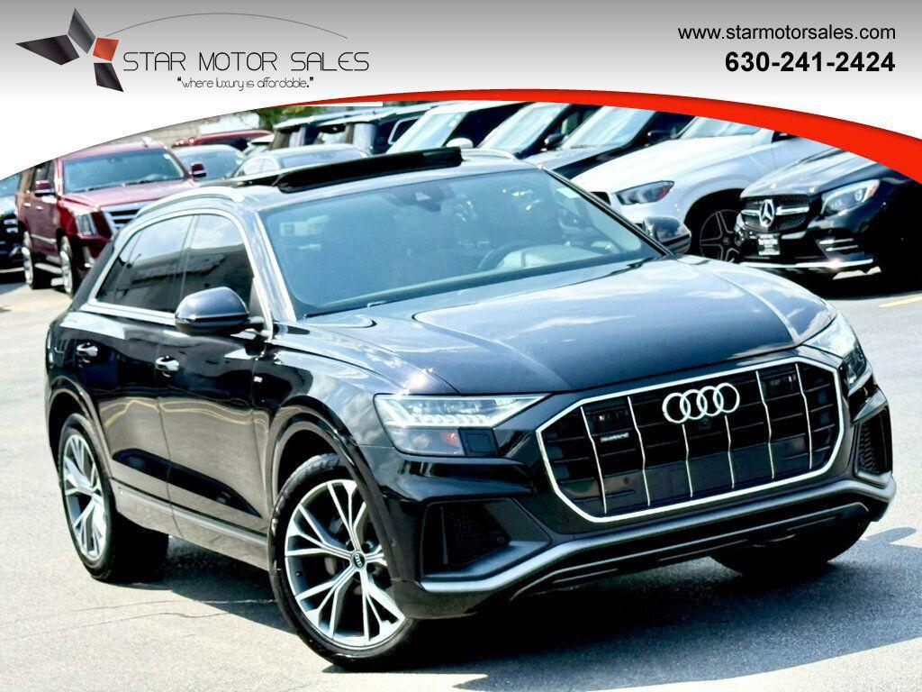 used 2021 Audi Q8 car, priced at $36,699