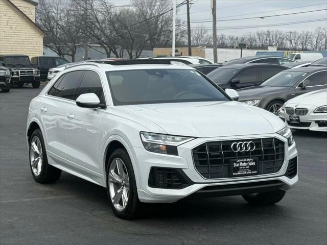 used 2019 Audi Q8 car, priced at $34,500