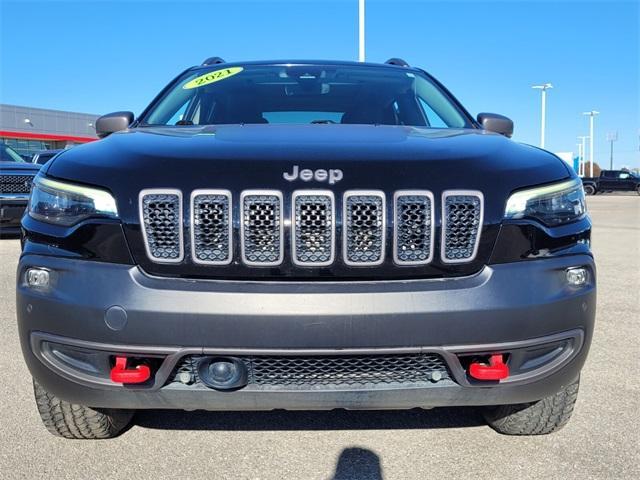 used 2021 Jeep Cherokee car, priced at $25,432