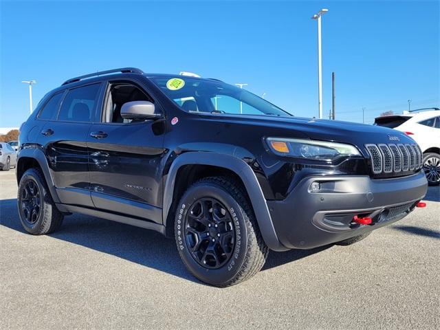 used 2021 Jeep Cherokee car, priced at $25,432