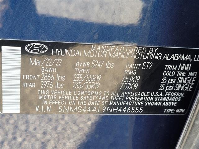 used 2022 Hyundai Santa Fe car, priced at $26,905