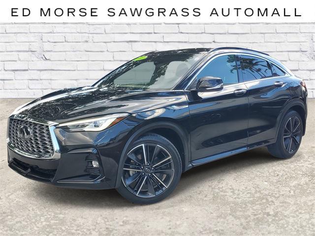 used 2022 INFINITI QX55 car, priced at $27,650