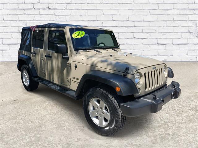 used 2018 Jeep Wrangler JK Unlimited car, priced at $20,225