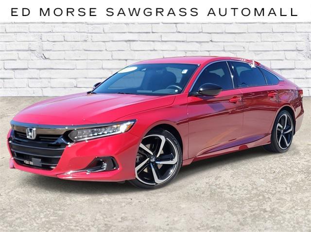 used 2021 Honda Accord car, priced at $20,499