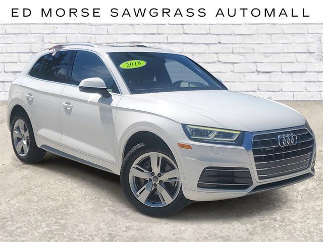 used 2018 Audi Q5 car, priced at $15,525