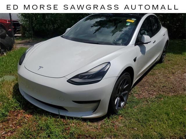 used 2021 Tesla Model 3 car, priced at $20,250