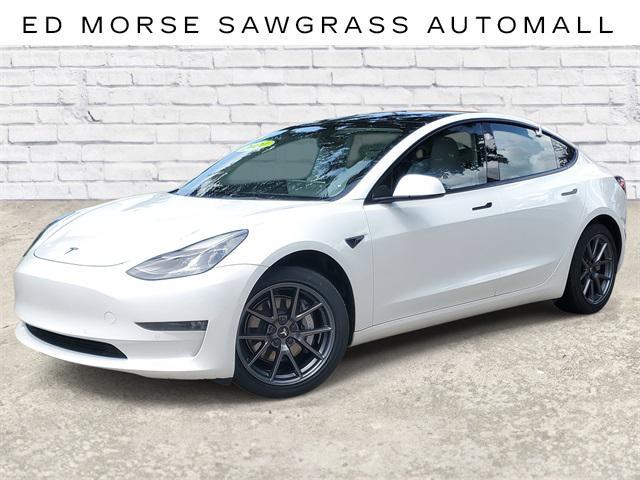 used 2021 Tesla Model 3 car, priced at $19,989