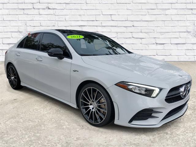 used 2021 Mercedes-Benz AMG A 35 car, priced at $31,428
