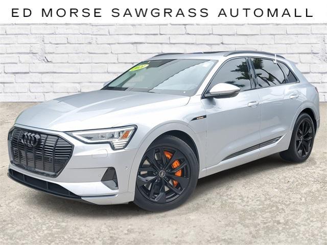 used 2021 Audi e-tron car, priced at $24,999