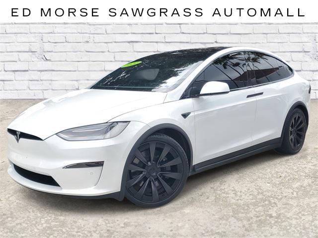 used 2022 Tesla Model X car, priced at $44,500
