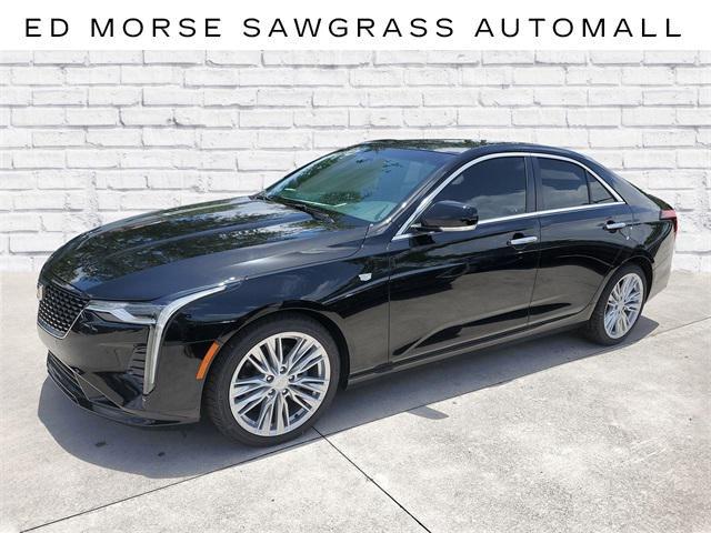 new 2025 Cadillac CT4 car, priced at $41,490