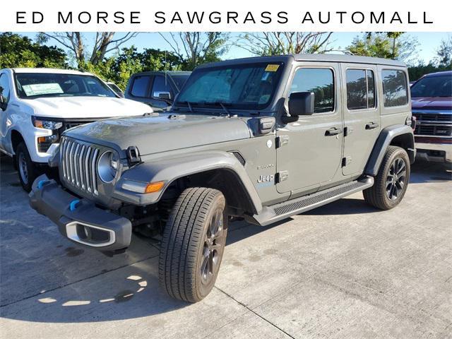 used 2023 Jeep Wrangler 4xe car, priced at $33,999