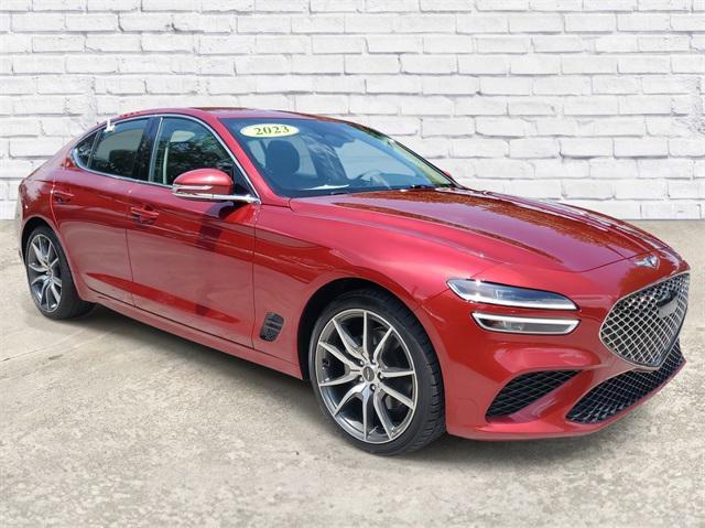 used 2023 Genesis G70 car, priced at $25,895