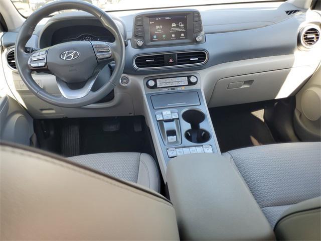 used 2021 Hyundai Kona EV car, priced at $15,650