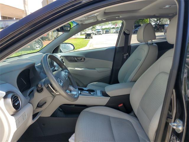 used 2021 Hyundai Kona EV car, priced at $15,650