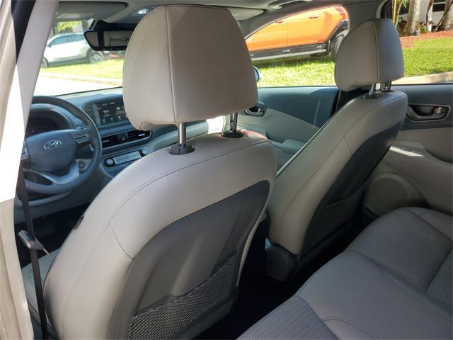 used 2021 Hyundai Kona EV car, priced at $15,650