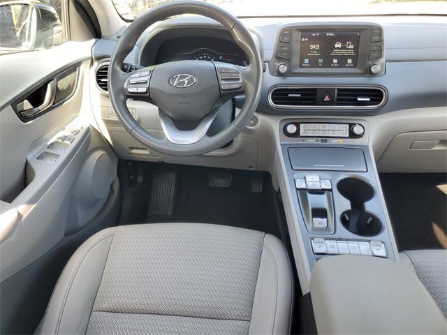used 2021 Hyundai Kona EV car, priced at $15,650
