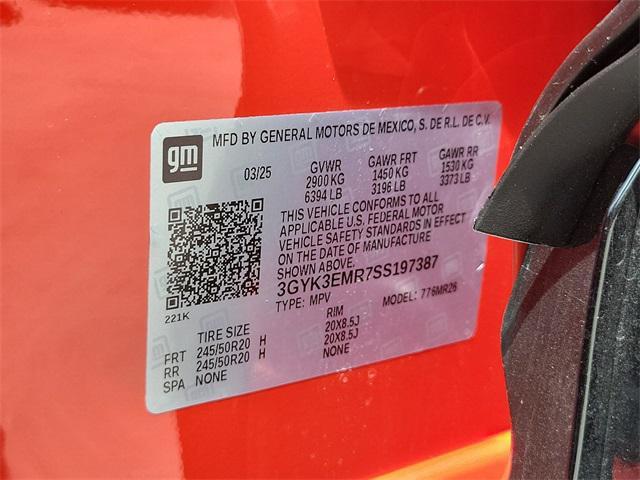 new 2025 Cadillac OPTIQ car, priced at $55,914