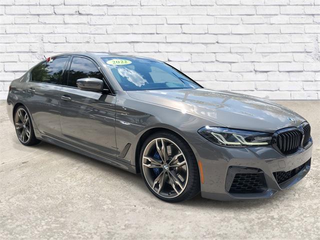 used 2022 BMW M550 car, priced at $47,995