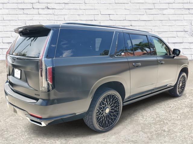 used 2024 Cadillac Escalade ESV car, priced at $80,450