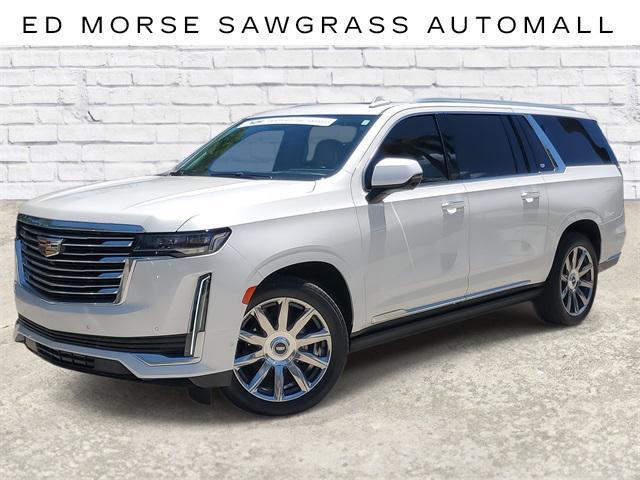 used 2024 Cadillac Escalade ESV car, priced at $96,334