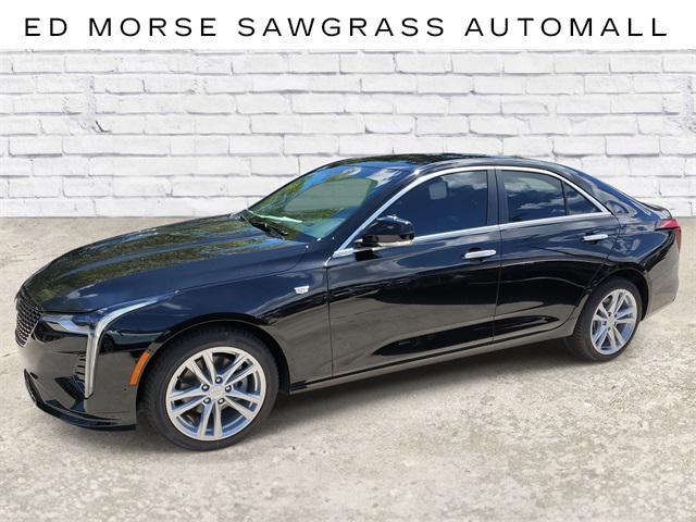 new 2025 Cadillac CT4 car, priced at $35,490