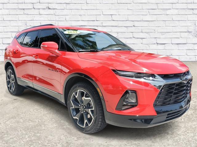 used 2022 Chevrolet Blazer car, priced at $27,196