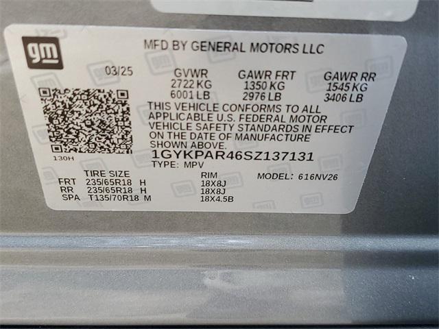 new 2025 Cadillac XT6 car, priced at $48,840