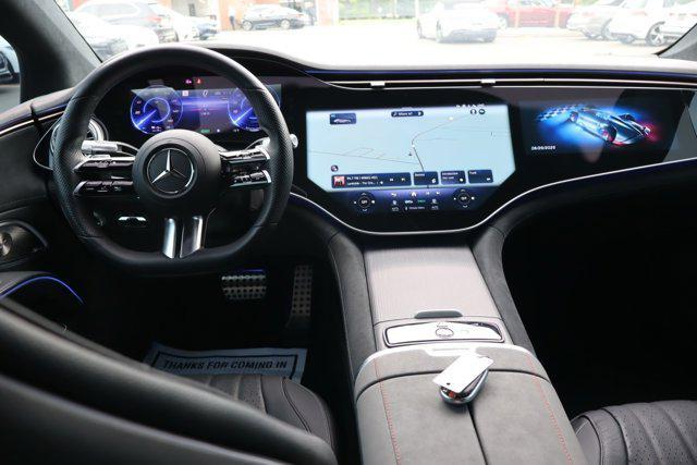 used 2022 Mercedes-Benz EQS 580 car, priced at $49,995