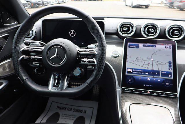used 2023 Mercedes-Benz AMG C 43 car, priced at $44,995