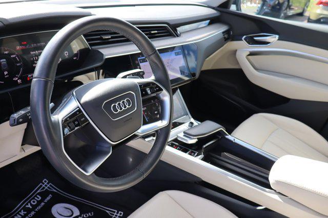 used 2024 Audi Q8 e-tron car, priced at $37,699