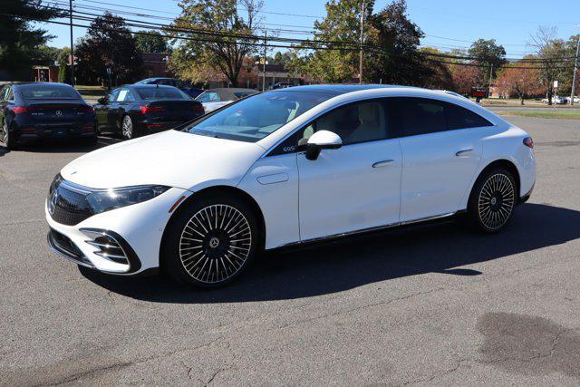 used 2022 Mercedes-Benz EQS 580 car, priced at $52,995