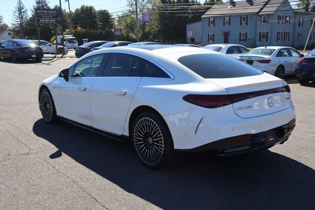used 2022 Mercedes-Benz EQS 580 car, priced at $52,995