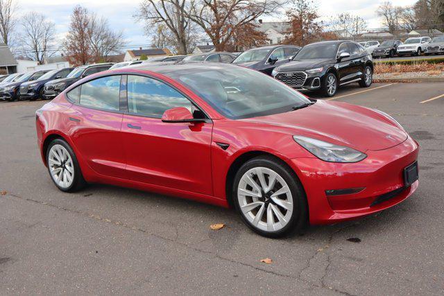 used 2022 Tesla Model 3 car, priced at $31,995