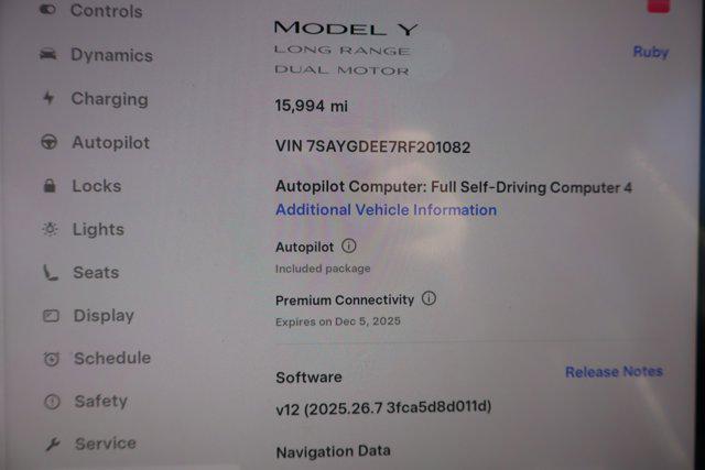used 2024 Tesla Model Y car, priced at $34,777