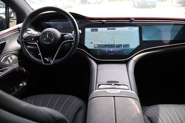 used 2022 Mercedes-Benz EQS 580 car, priced at $47,995