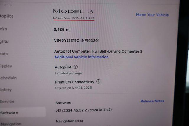 used 2022 Tesla Model 3 car, priced at $31,995