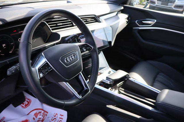 used 2024 Audi Q8 e-tron car, priced at $48,995